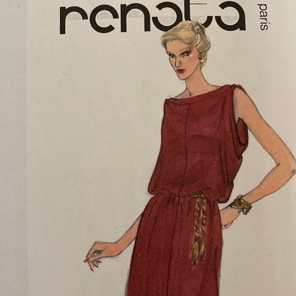 VTG Vogue French Boutique Designer Renata UNCUT Sewing Pattern - Picture 6 of 11